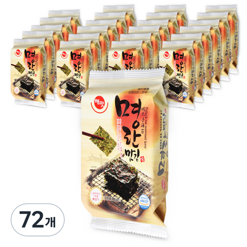 해맛 명란맛 도시락김, 6g, 72개