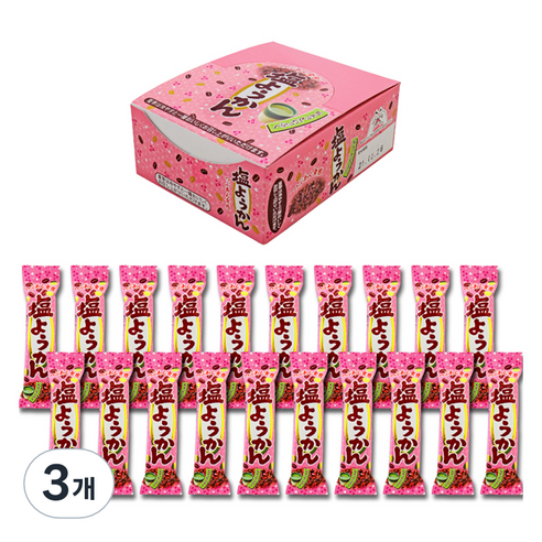 텐케이세이카 양갱 시오 요깡 20p, 3개, 520g