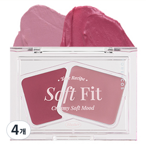 포렌코즈 소프트 피팅 크림 블러셔 3g, 4개, 04 Plum Tea