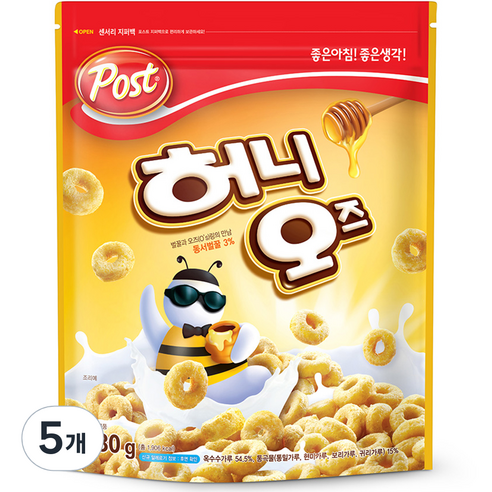 포스트 허니 오즈 시리얼, 480g, 5개