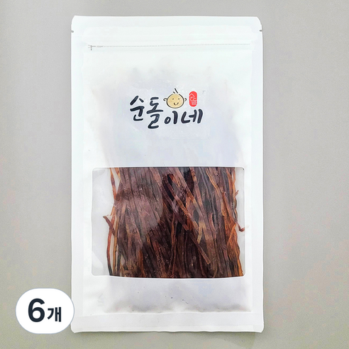 순돌이네 오징어소면 이카소멘, 6개, 100g