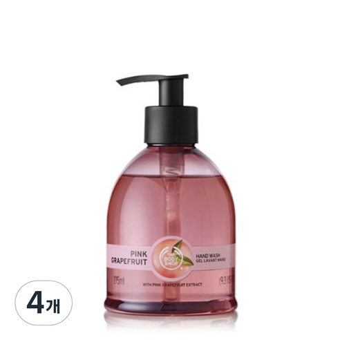 더바디샵 핑크 그레이프후룻 핸드워시 시트러스, 275ml, 4개