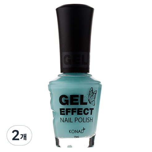 코나드 젤이펙트 네일 폴리쉬, 스프링 민트, 15ml, 2개