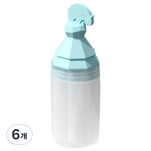 이크 실리콘 투약병 60ml, 6개