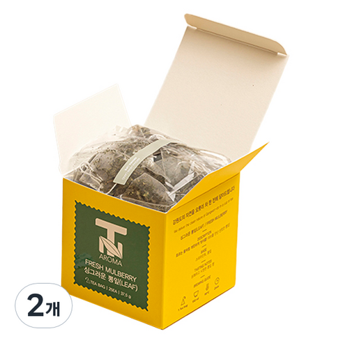 티앤라이프 릴랙션 티 블렌딩 허브차 싱그러운 뽕잎 FRESH MULBERRY, 1.5g, 2개, 25개입
