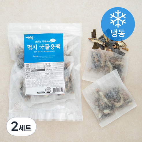 바다원 간편 국물용팩 멸치, 15g, 6개입, 2세트