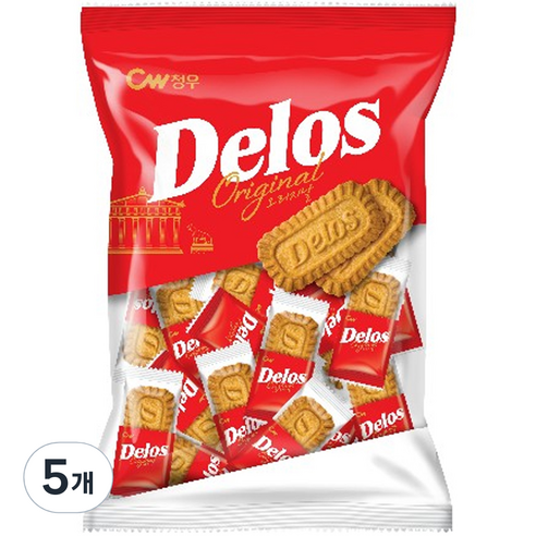 델로스 오리지날 크래커 벌크, 950g, 5개