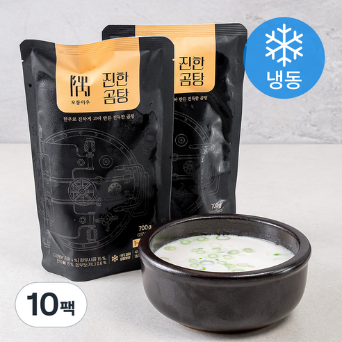 모퉁이우 진한곰탕(냉동), 700g, 10팩