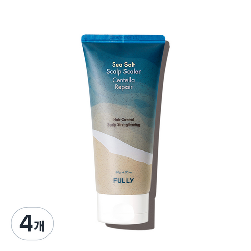 풀리 씨솔트 두피 스케일러 센텔라 리페어, 4개, 180g