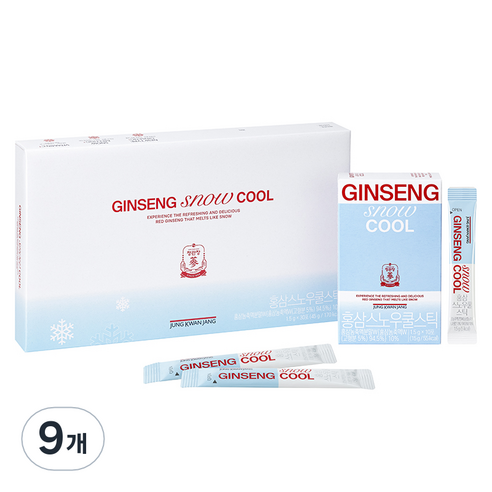 정관장 홍삼스노우쿨스틱 10p, 15g, 9개