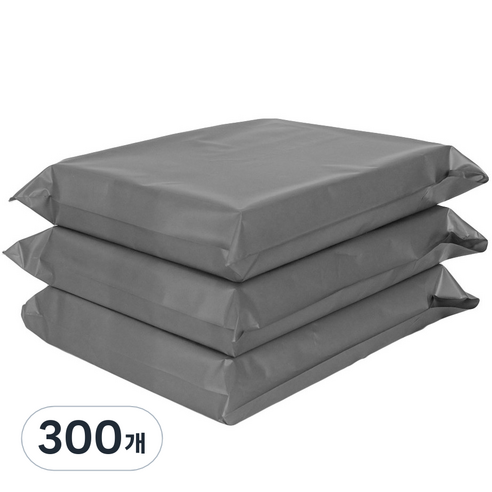 황제포장산업 HDPE 접착식 은먹색 택배봉투, 300개