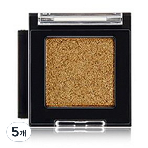 더페이스샵 모노 큐브 아이섀도우 글리터 1.8g, GD01 골드비치, 5개