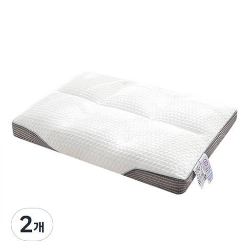 예홈 3D 입체 6분할 베개, 2개