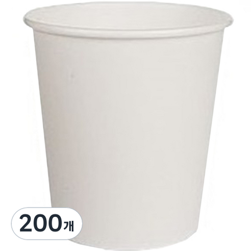 봉구유통 테이크아웃컵 일회용 무지 종이컵 350ml, 200개