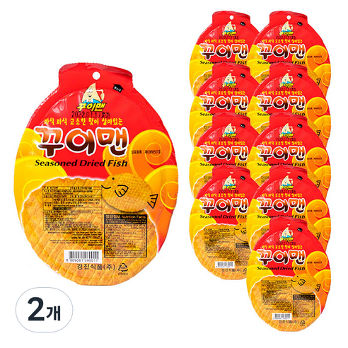 꾸이맨 어포스낵 23g×20개, 23g, 20개