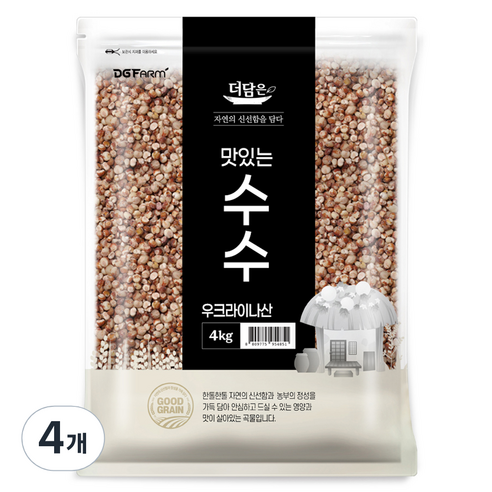 더담은 맛있는 수수, 4kg, 4개