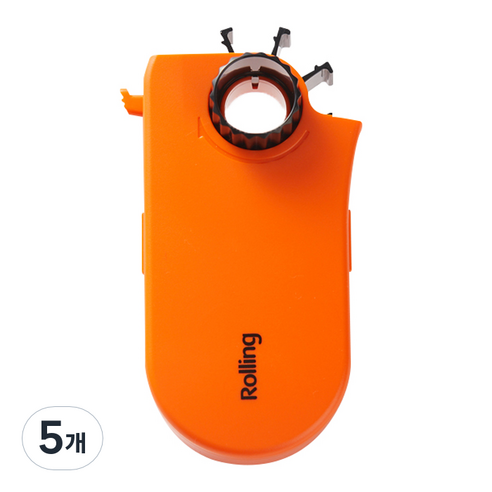 골드브랜치 롤링 테이프커터 디스팬서 120 x 60 x 20 mm, 오렌지, 5개