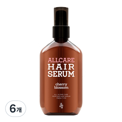 아유아유 올케어 헤어세럼 체리블러썸향, 100ml, 6개