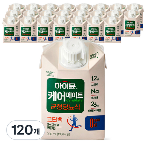 하이뮨 케어메이트 균형당뇨식, 200ml, 120개