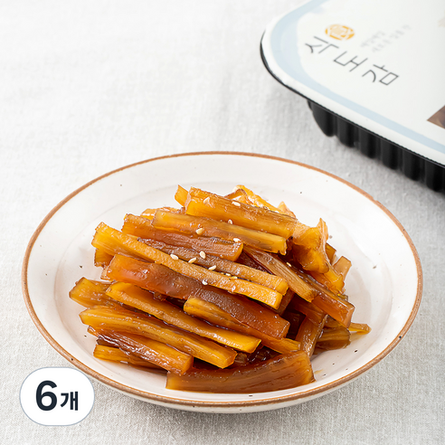 바다원 식도감 우엉조림, 200g, 6개