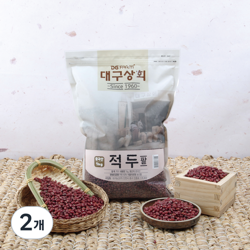 대구상회 중국산 적두(팥), 1kg, 2개