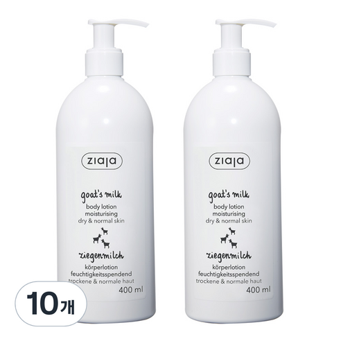 지아자 산양유 바디로션, 400ml, 10개