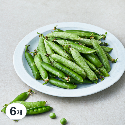 국내산 완두콩, 500g, 6개