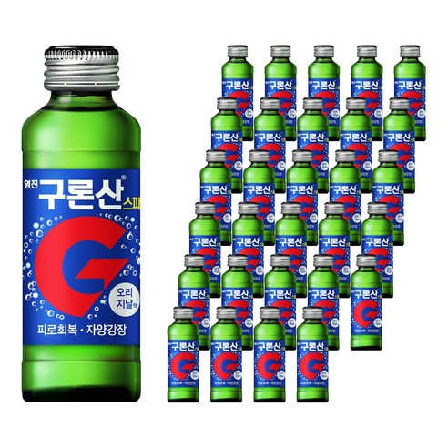 해태음료 영진 구론산 탄산 스파클링 오리지날, 150ml, 50개