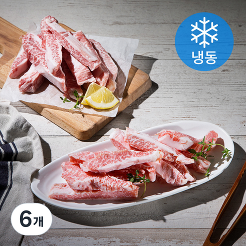 6다이닝 이베리코 항정살 돼지고기 (냉동), 300g, 6개