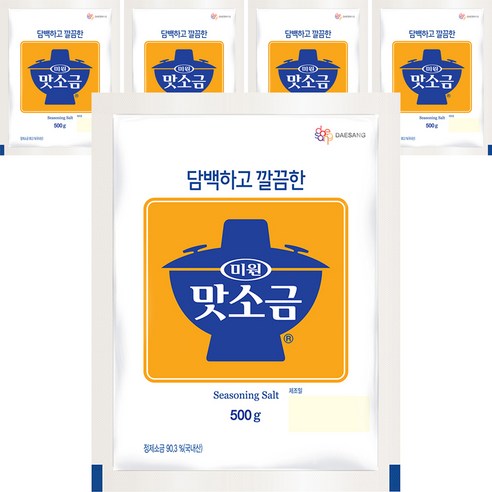 대상 맛소금, 500g, 5개