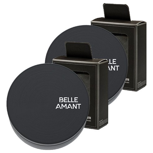 벨르아망 시그니쳐 차량용 방향제 블랙, 2개, 블랙체리