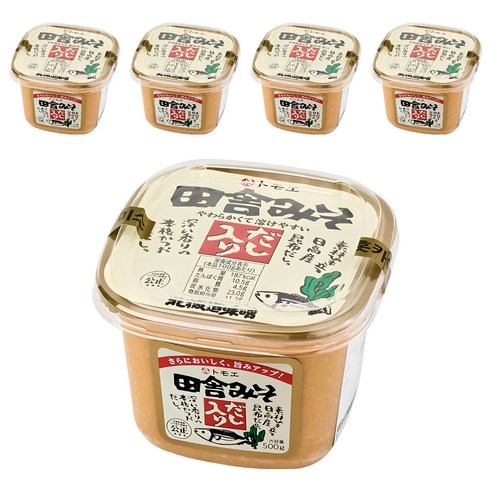 토모에 이나카 미소 다시이리, 5개, 500g