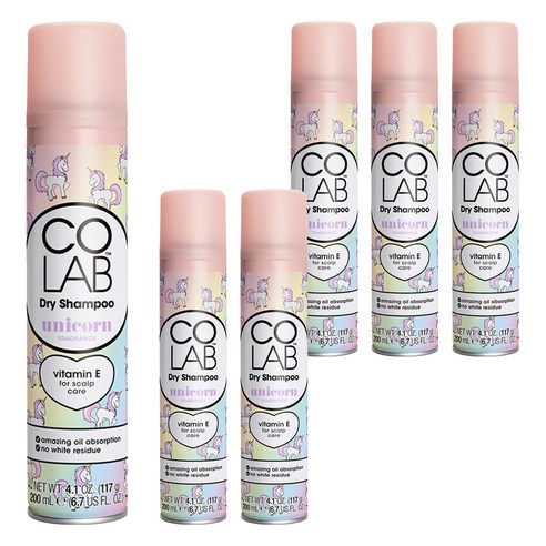 코랩 드라이샴푸 유니콘, 200ml, 6개