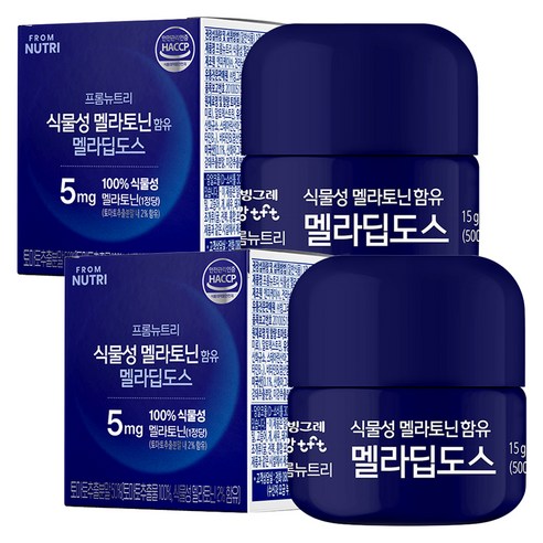 티에프티 프롬뉴트리 식물성 멜라토닌 함유 멜라딥도스 30p