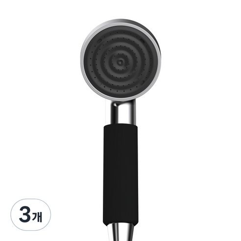 세비앙 펀치 컬러핸드샤워기 블랙, 3개