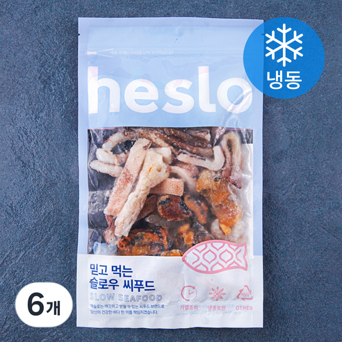 해슬로 국내산 해물모듬 (냉동), 6개, 230g