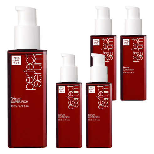 미쟝센 퍼펙트 슈퍼리치 극손상케어 헤어 세럼, 80ml, 5개