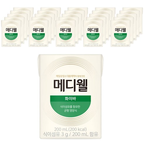 메디웰 화이바 균형영양식, 200ml, 48개