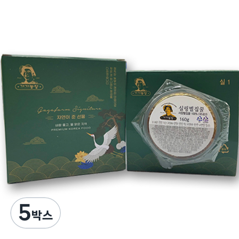 가가농장 실링 벌집 꿀, 160g, 5개