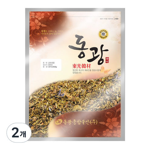 동광종합물산 갈화 칡꽃 중국산, 600g, 2개