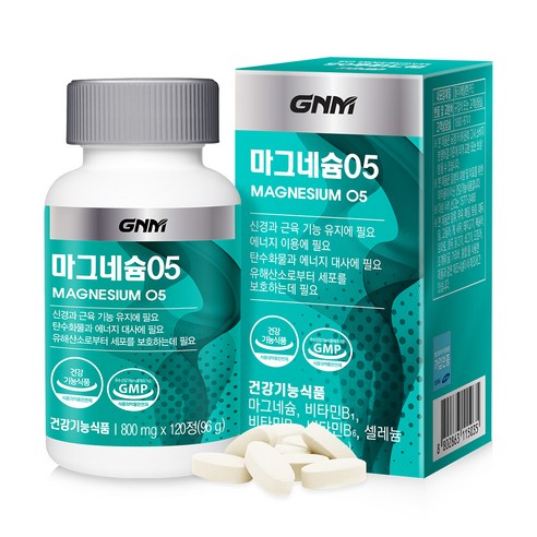 GNM자연의품격 마그네슘 05, 120정, 1개