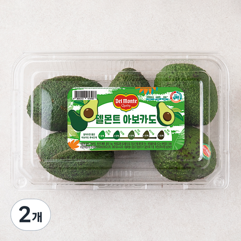 델몬트 아보카도, 1kg, 2개