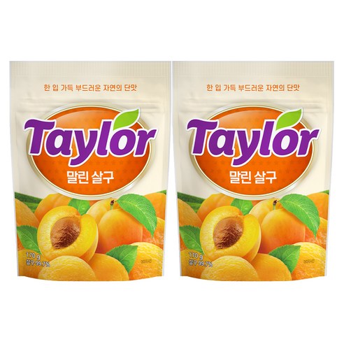 테일러 말린살구, 170g, 2개