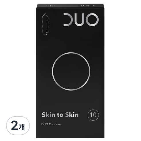 듀오 Skin to Skin 일반형 콘돔, 10개입, 2개