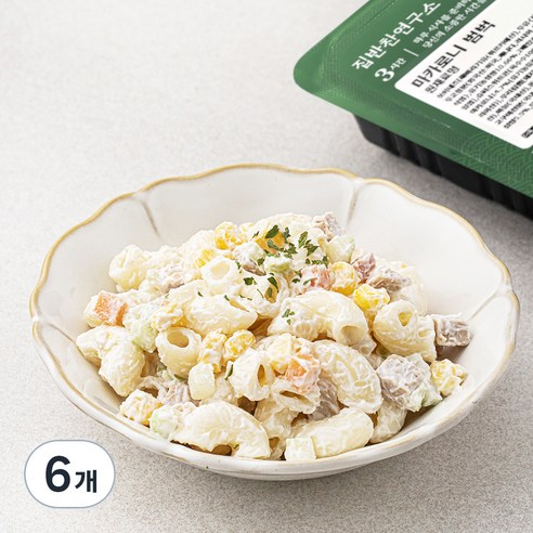 집반찬연구소 마카로니 범벅, 120g, 6개