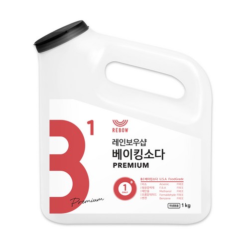 레인보우샵 베이킹소다 프리미엄 세정제 왕톡톡이 본품, 1kg, 1개