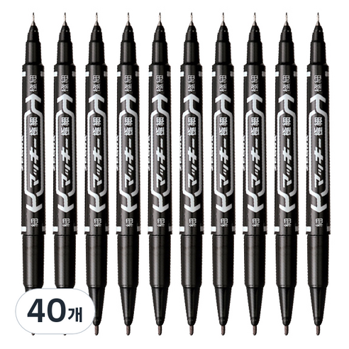 제브라 맥키엑스트라파인 MO-120-MC-BK, 1색, 40개
