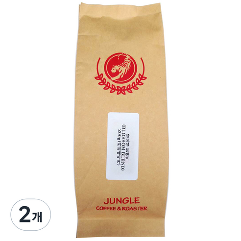 정글인터내셔널 블로섬 블렌드 원두, 200g, 2개, 커피메이커