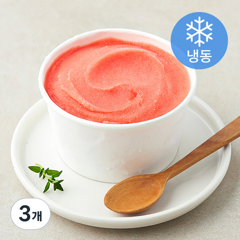 지엔씨푸드 컵 수박 아이스, 240ml, 1개입, 3개