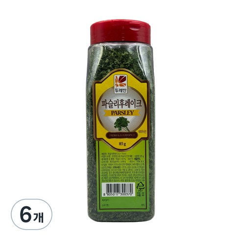 뚜레반 파슬리후레이크, 85g, 6개